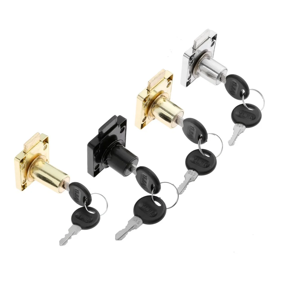 Замки для ящиков из цинкового сплава с 2 ключами замки дверей шкафов офиса стола