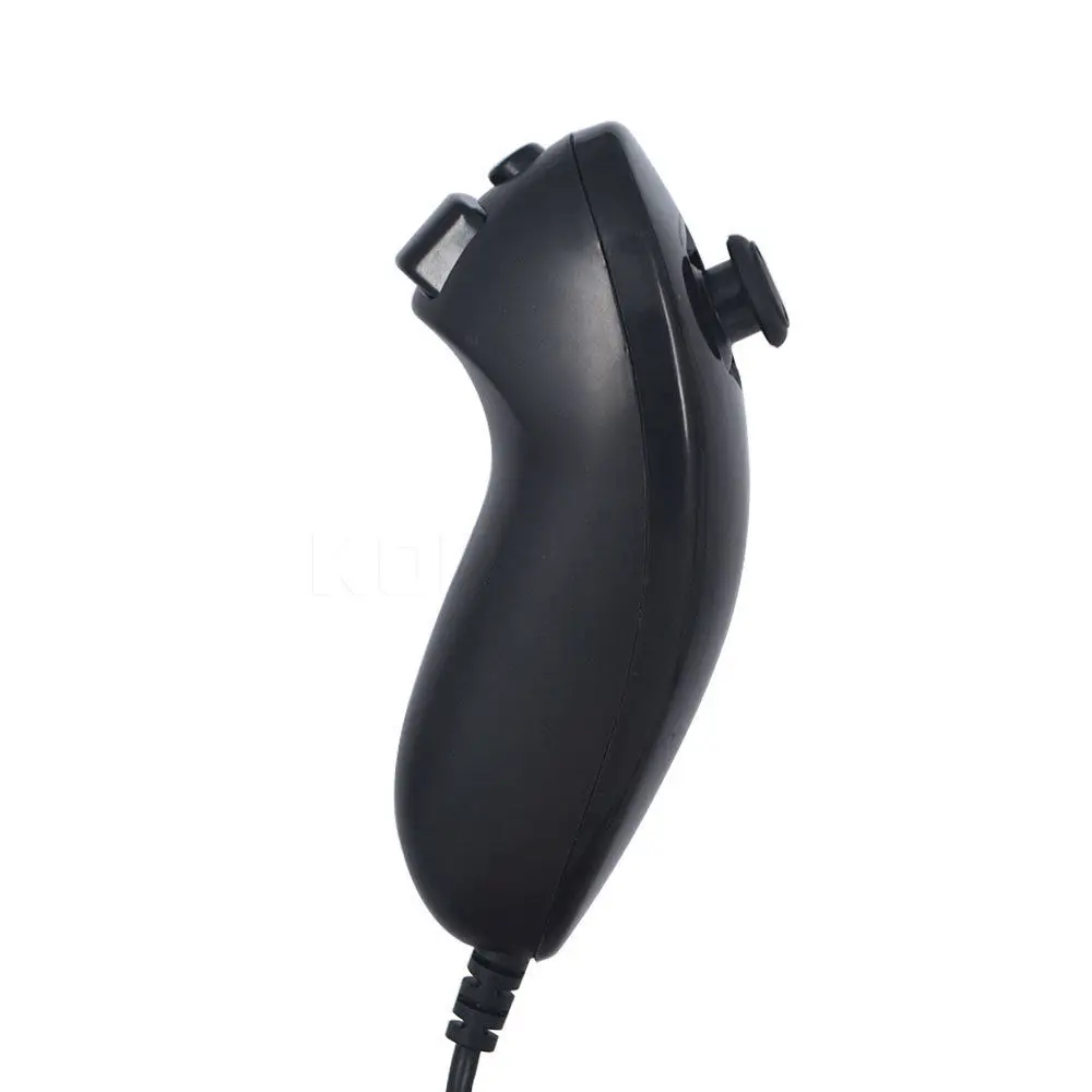 Nunchuck Видео игровой пульт дистанционного управления для геймпад для nintendo wii консоль одиночные левые Ручные игры игровой пульт игровой джойстик Joypad 1 шт. Mulit Цвет опционально