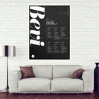 Bellevue, шесть итальянских коктейлей, Италия, напиток, бар-ресторан, Helvetica, типография, смешной, предложение, черный и белый, современный