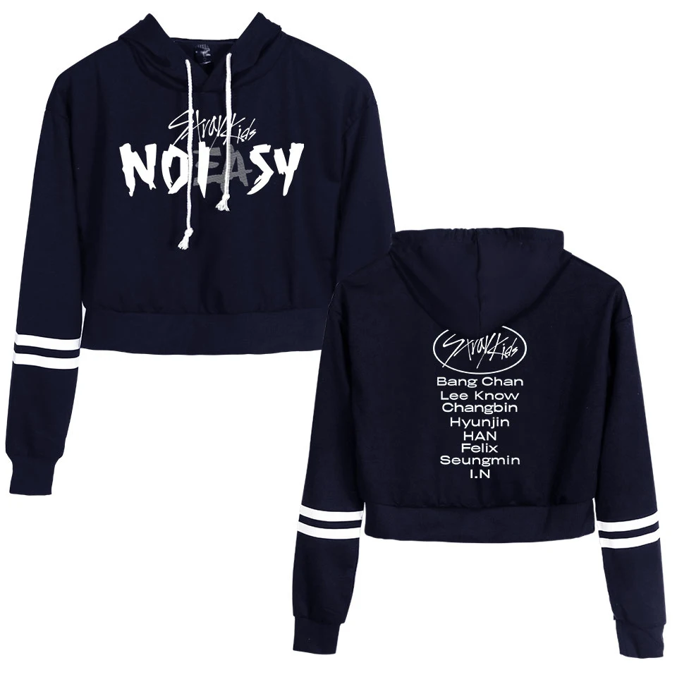 Укороченный топ для детей Stray Noeasy SKZ женские толстовки с высокой талией