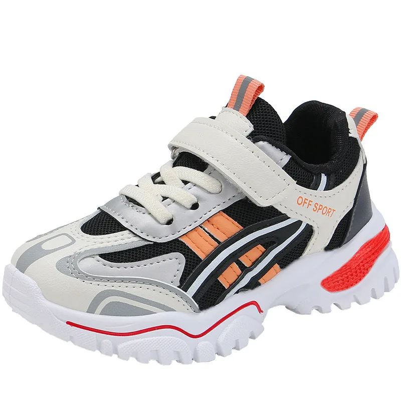 

Student Children's Shoes 2021 Spring New Boys Girls Kids Leisure Sports Mesh Breathable Lightweight Running Shoes CS57
