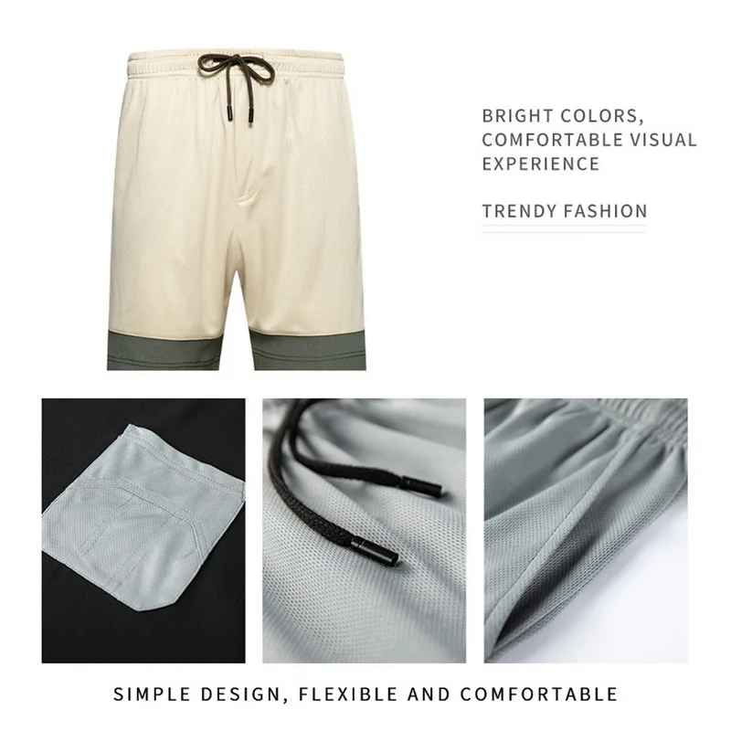 

PADEGAO Men's PCS Set Summer Casual Short Sleeve Tee Shirt+Breathing Mesh Short Pant Loose Sports Fitness Tracksuits Suit PDG546