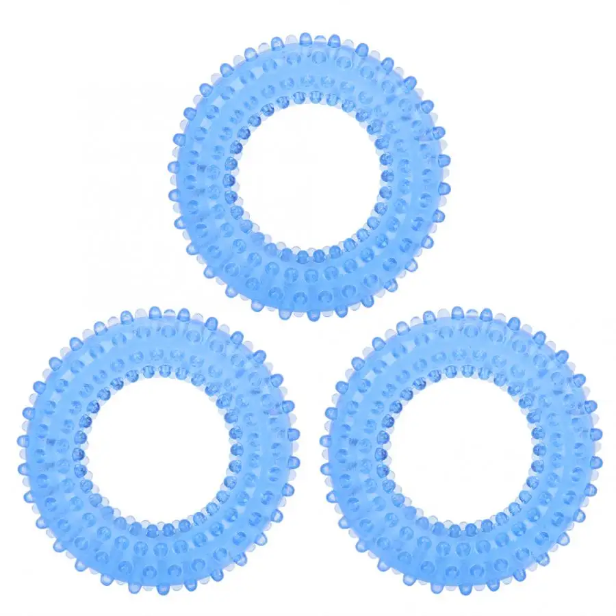 1Set Silicone Hand Grips Ball Gripping Ring Carpal Expander Finger Exerciser Trainer Strength Rehabilitation Pow Stress | Спорт и