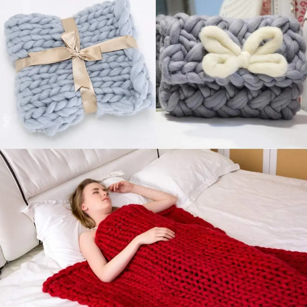 LMDZ 100 г Оранжевый Мягкий ручной спиннинг шерстяной 100% чистый волокон окрашенная