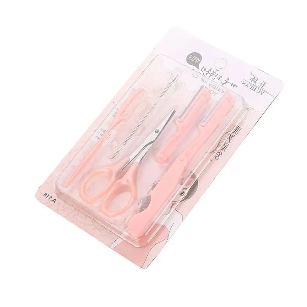 

5 Pcs/set Eyebrow Trimmer Shaving Tweezers Eyebrow Cosmetic Tools