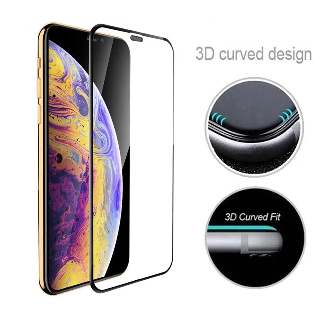 Защитное закаленное стекло для iphone 11/11 Pro/11 Pro Max 5 8 'ɶ 1'' 6 ''полное