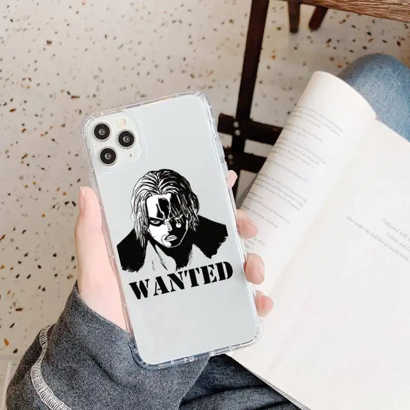 

One Piece Luffy Japanese Manga Phone Case Transparent for iPhone 11 12 mini pro XS MAX 8 7 6 6S Plus X 5S SE 2020 XR