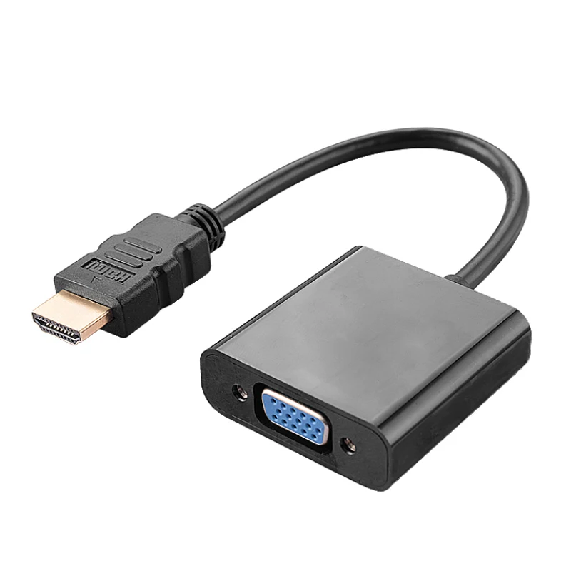 Высококачественный Переходник HDMI-VGA папа к мама преобразователь адаптер 1080P HD