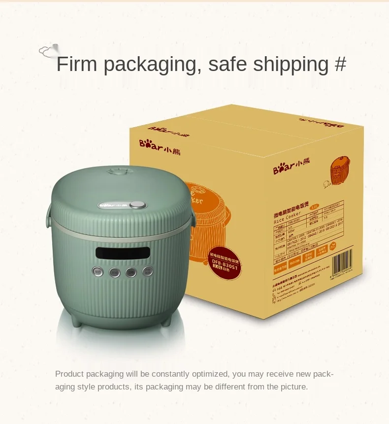 

220V electric rice cooker Mini 3L household multi-function 3-4 people intelligent time cooking pot