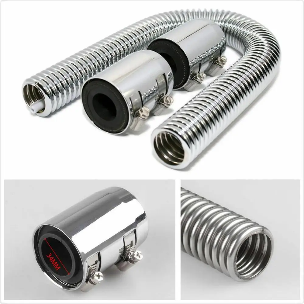 Гибкий шланг радиатора из нержавеющей стали 24 дюйма (61 см) | Автомобили и