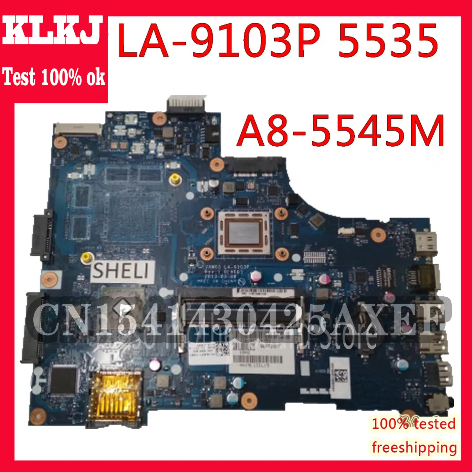 

Материнская плата KLKJ для ноутбука Dell Inspiron M531R 5535