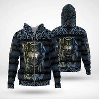 tattoo wolf 3d hoodies printed harajuku coat jacket men for women fashion zipper hoodies drop shipping 01