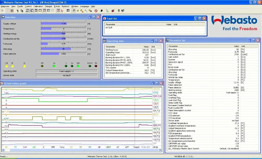 Диагностический usb-адаптер для Webasto и Eberspacher+ Дополнительные разъемы