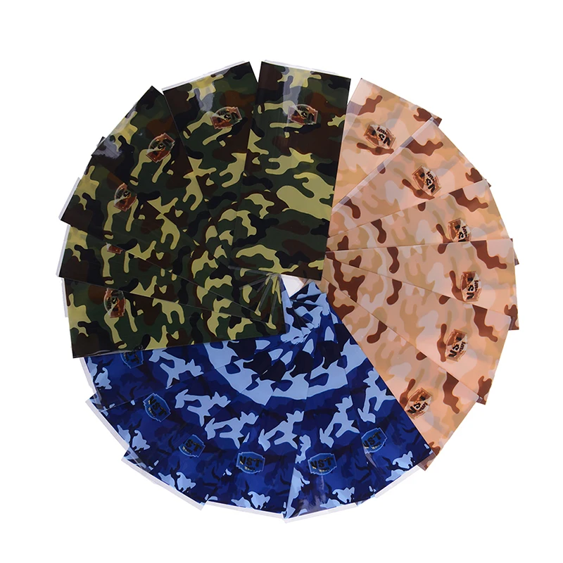 18650 батарея обёрточная бумага на ПВХ Стикеры камуфляж стиль трубки