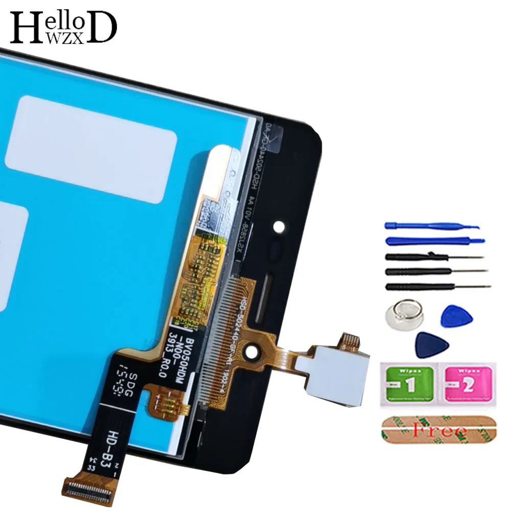 5 0 mobile lcd display with touch screen for leagoo power 2 phone lcd sensor digitizer panel assembly replacement tools free global shipping
