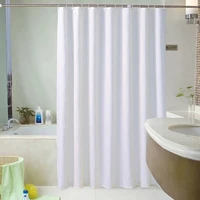 furlinic white shower curtains waterproof thick solid bath curtains for bathroom bathtub large wide bathing cover rideau de bain