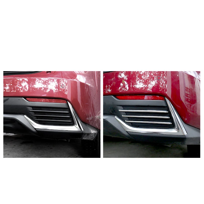 Lsrtw2017 для Lexus NX NX200 NX300h Автомобильный задний бампер на выходе отделка салона АБС Декоративные интерьерные аксессуары для формовки