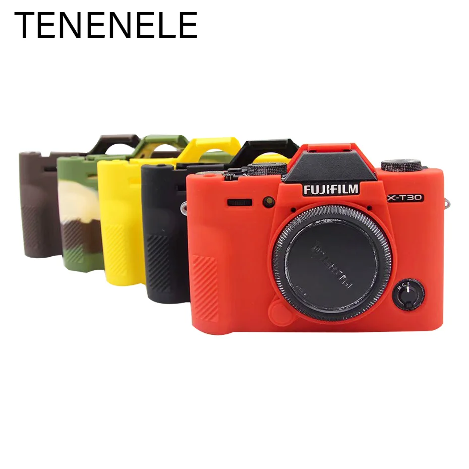 Мягкие силиконовые чехлы TENENELE для фотоаппарата Fujifilm Резиновая Защитная крышка