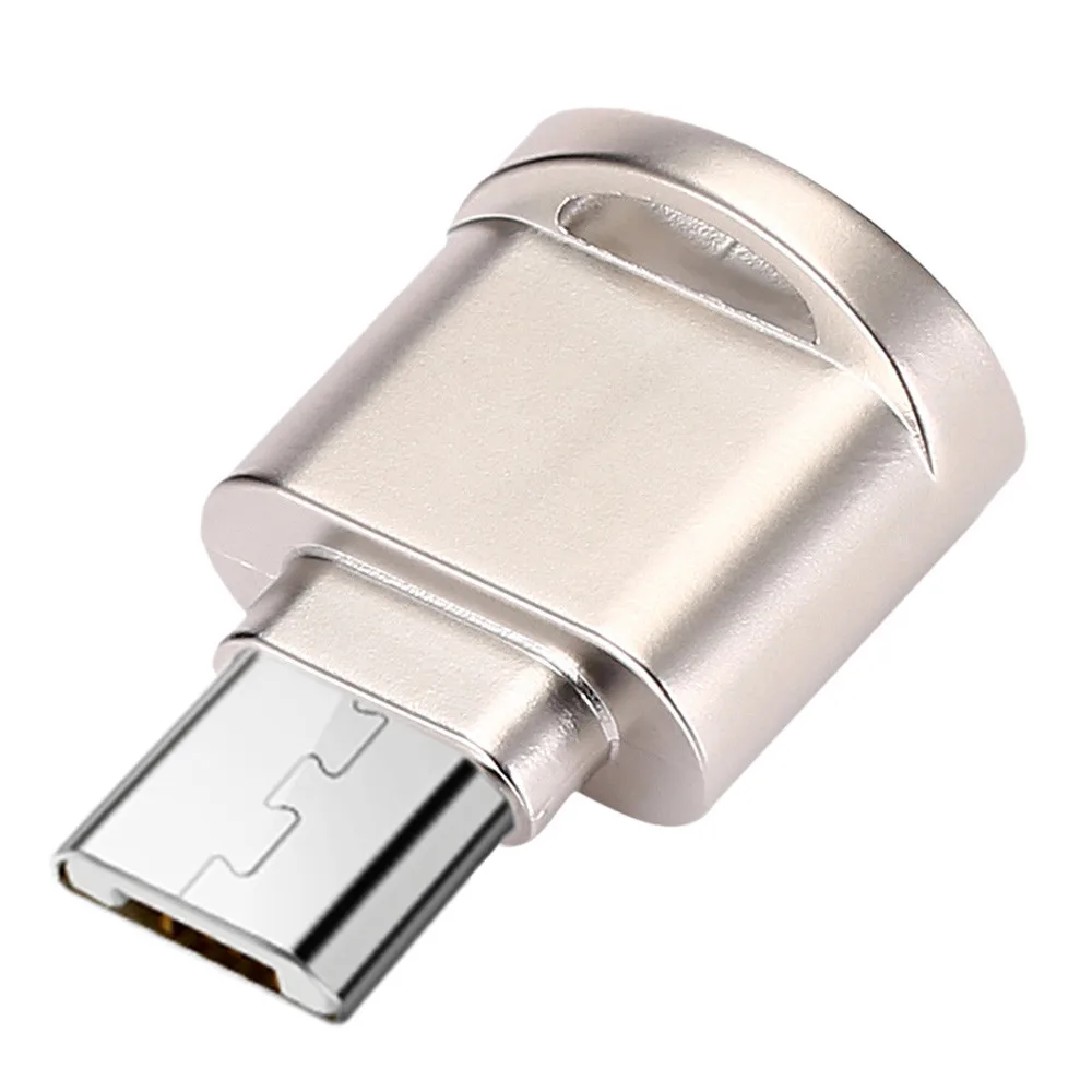 Micro usb 2 0 type c otg телефон мини адаптер для чтения карт памяти алюминиевый кардридер
