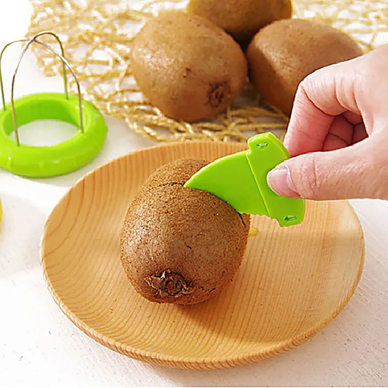 

Kiwi Pitaya Peeling Tools Kiwi Cutter Mini Fruit Cutter Peeler Slicer with Plastic Kitchen Gadgets Fruit Tools Kitchen Tools