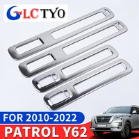 for nissan patrol y62 2010 2022 2021 2019 air outlet decoration frame stainless steel interior patch highlight strip accessories