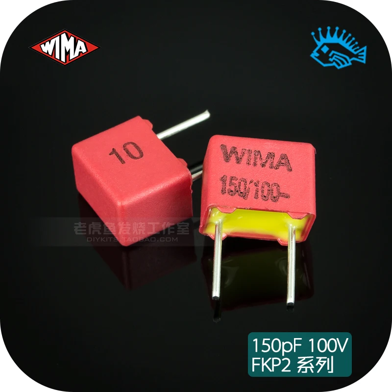 5 шт./50 шт. 150pF 100V FKP2 серии оригинальный новый бренд Германии WIMA n15/151/0.15n конденсатор