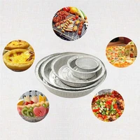1250 pcs 9 inch disposable bbq tray pie pans for homemade cakes pies tin aluminum foil round foil bowls1400ml without lid