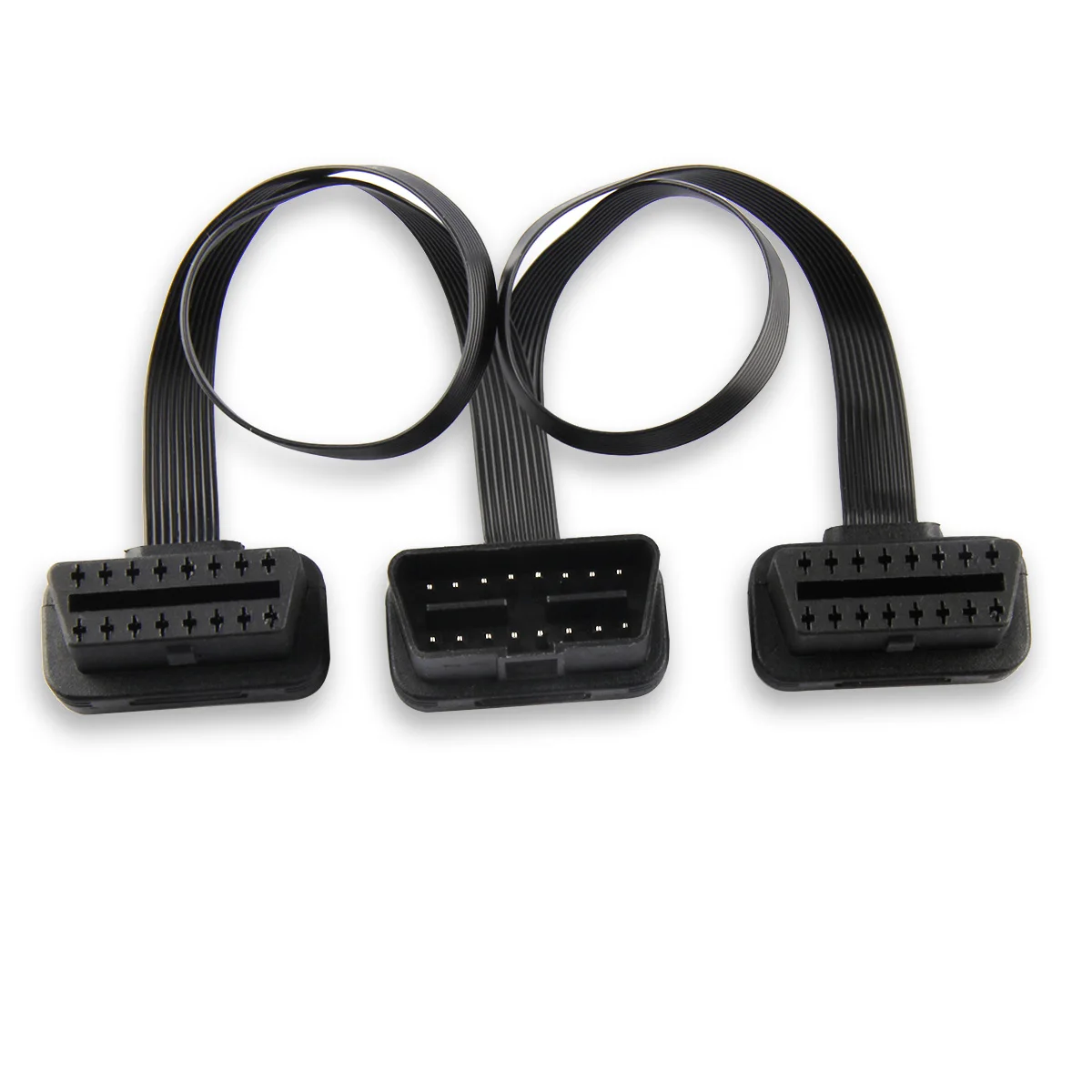 

OBD2 OBD 16Pin Female Extension Opening Cable Car Diagnostic Interface Connector OBD II Female Converter OBD2 Male Cable