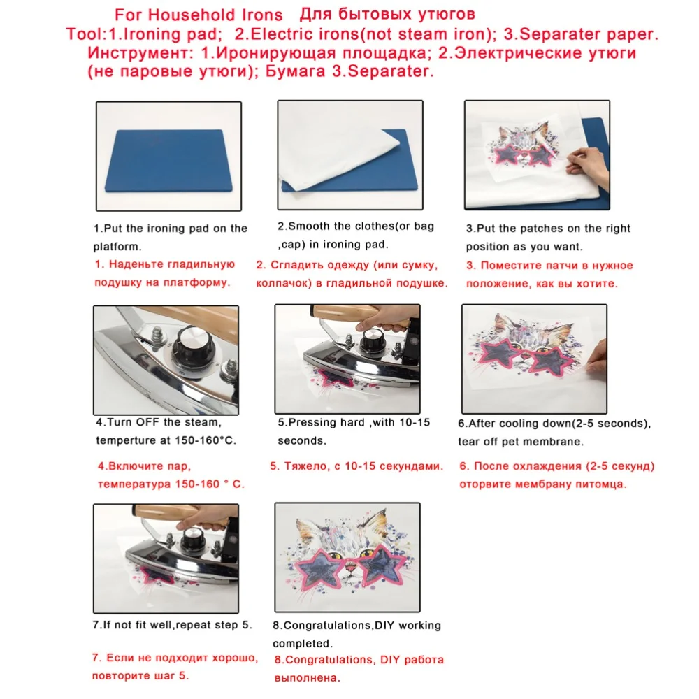 

Cute White Bunny Rabbit Patches Thermal Stickers on Clothes Iron-on Transfers for Clothing Thermoadhesive Patch Diy Applique