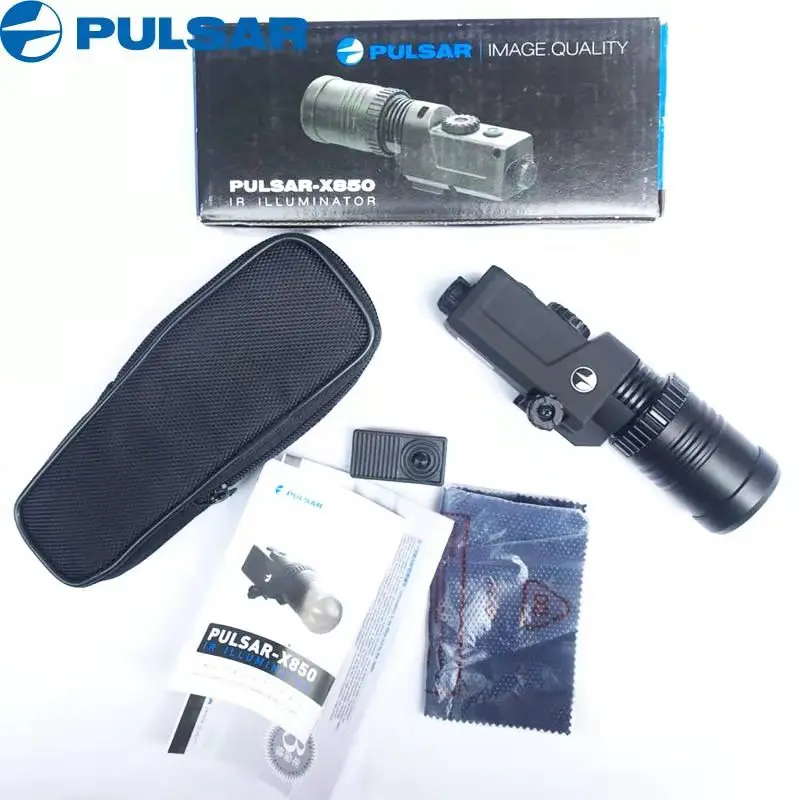 X850 Pulsar X850 инфракрасный одиночный передатчик ИК сигнальный Лазерный фонарь для ночного видения Оптика винтовка прицел следовой телескоп - Цвет: X850