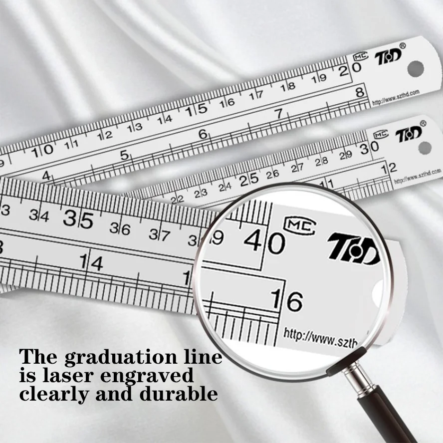 

Drawing ruler thickened Steel Rulers Metric system with high precision graduation line,Stainless steel ruler double-sided scale