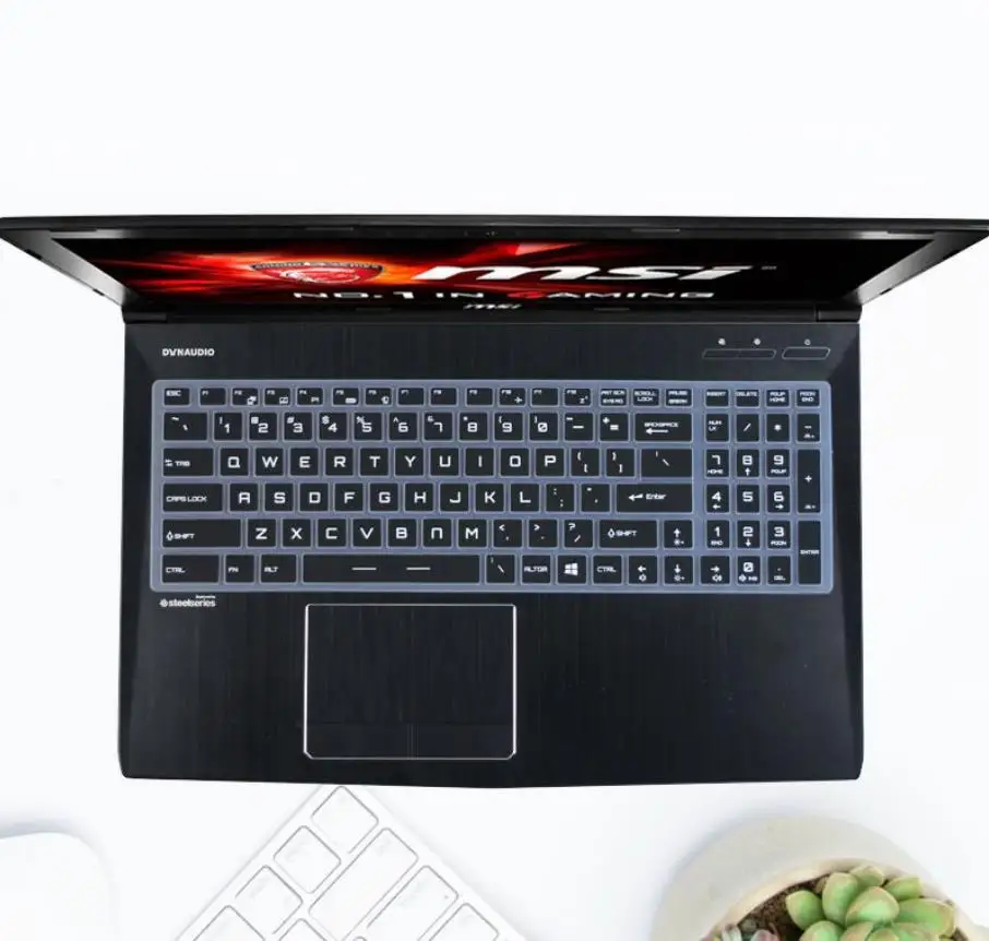 2 Pieces Silicone keyboard Guard Cover Protector For MSI GS70 GS60 GT72 GE62 GE72 PE60 PE70 GT62 GL62 GL62M GP62 GL72 GP72 PE62