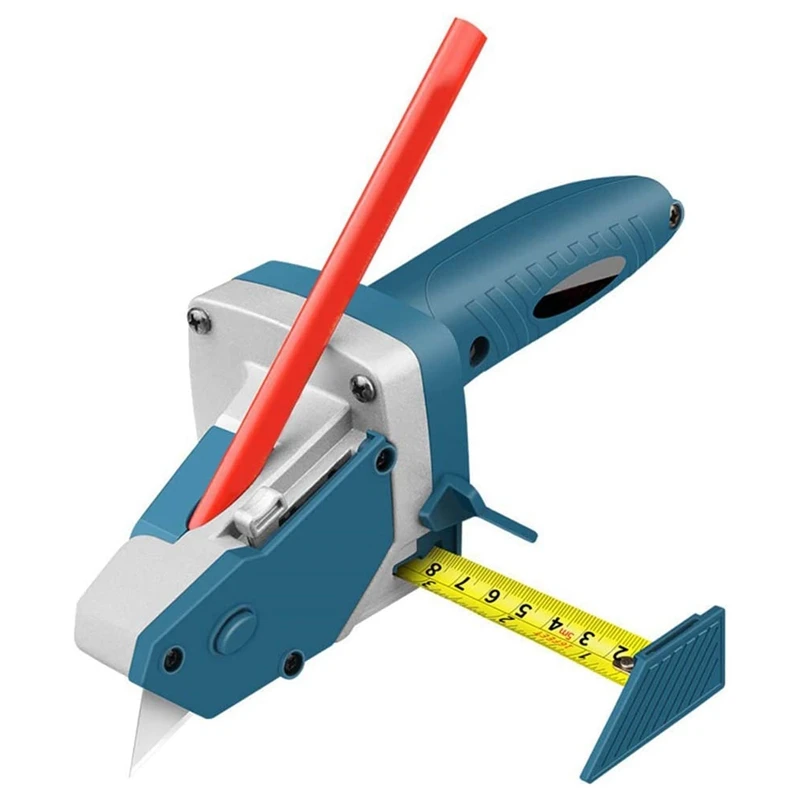 

Portable Gypsum Board Cutting Device Multifunctional Woodworking Gypsum Board Cutting-Tape Measure Working Scribe