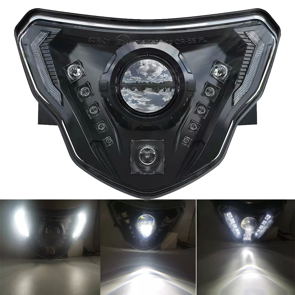 

New product motorcycle led headlight low beam high beam light 12V for BMWG310R G310RS motorcycle accessories