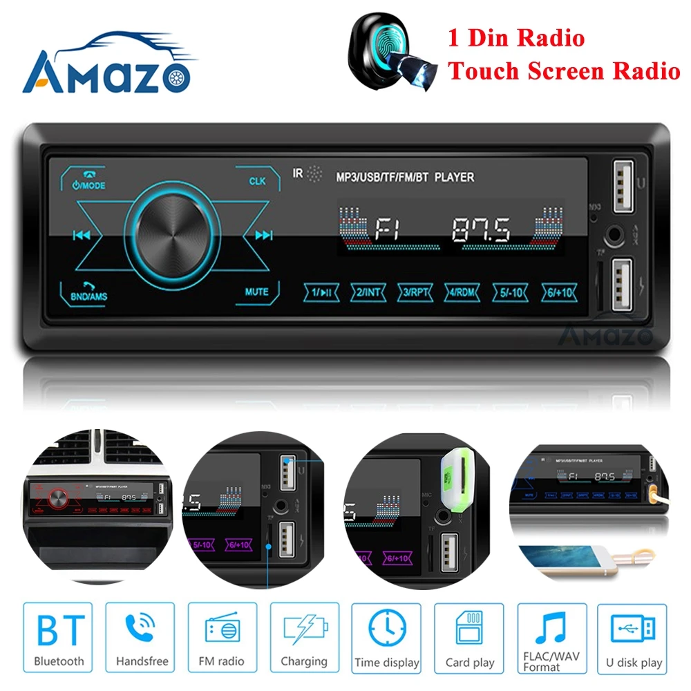 Автомагнитола 1 din автомагнитола android сенсорный экран Bluetooth аудио плеер mp3-плеер |