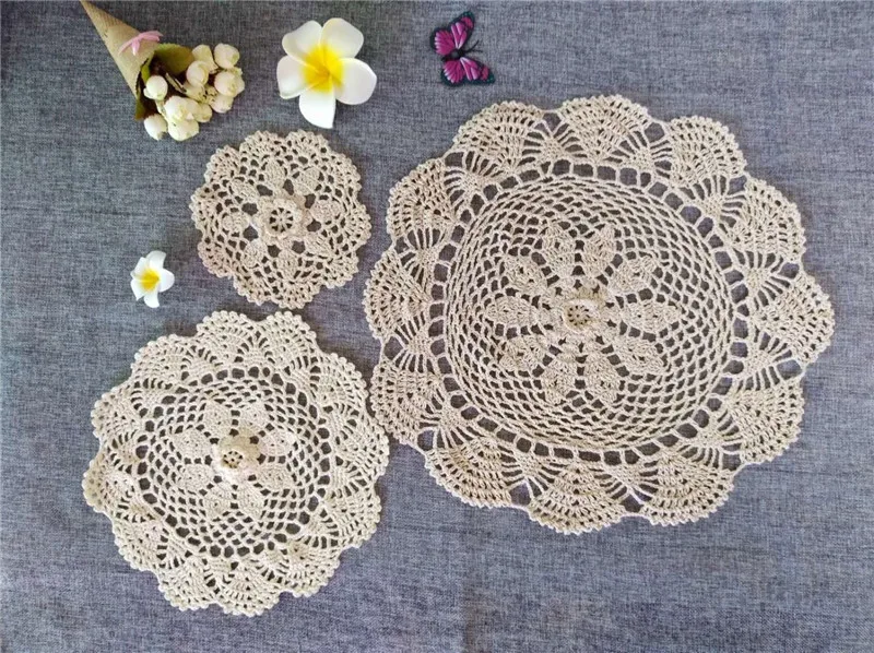 3 размера корейский 3d кружевной Цветочный хлопковый коврик рождественские