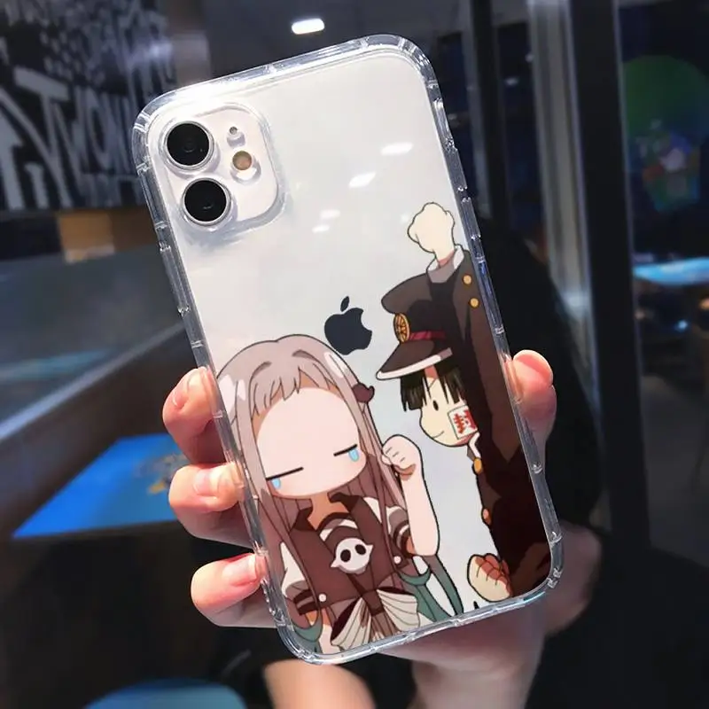 

Toilet bound Hanako kun Anime Phone Cases Transparent for Clear iPhone 11 12 mini pro XS MAX 8 7 6 6S Plus X 5S SE 2020 XR