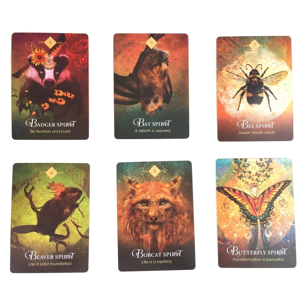68 шт карты Таро палубы игры на английском языке для новой версии Tarot духа