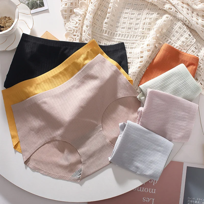 

Women's Underwear One Piece Seamless Women's Underwear Women's Triangle Cool Color Comfortable Antibacterial Underwear Women