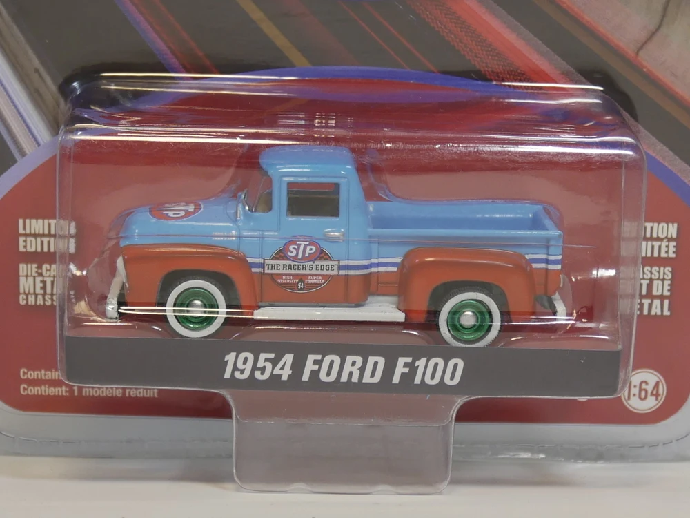 Зеленый свет 1: 64 1954 Ford F 100 литой модельный автомобиль (зеленая машина)| |