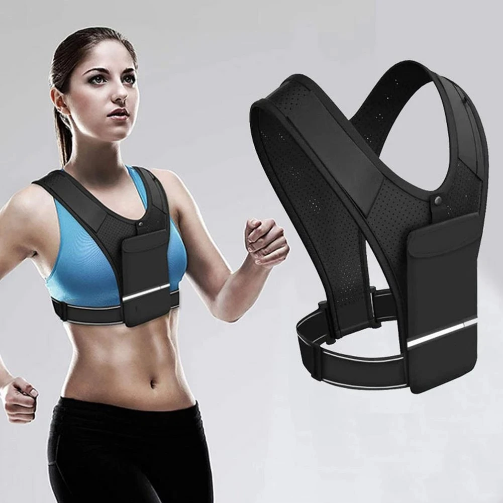 

Running Backpack Lightweight Sport Vest Bags Trail Bag Large-Capacity Reflective Waist Bag For Outdoor Fitness Cycling -40