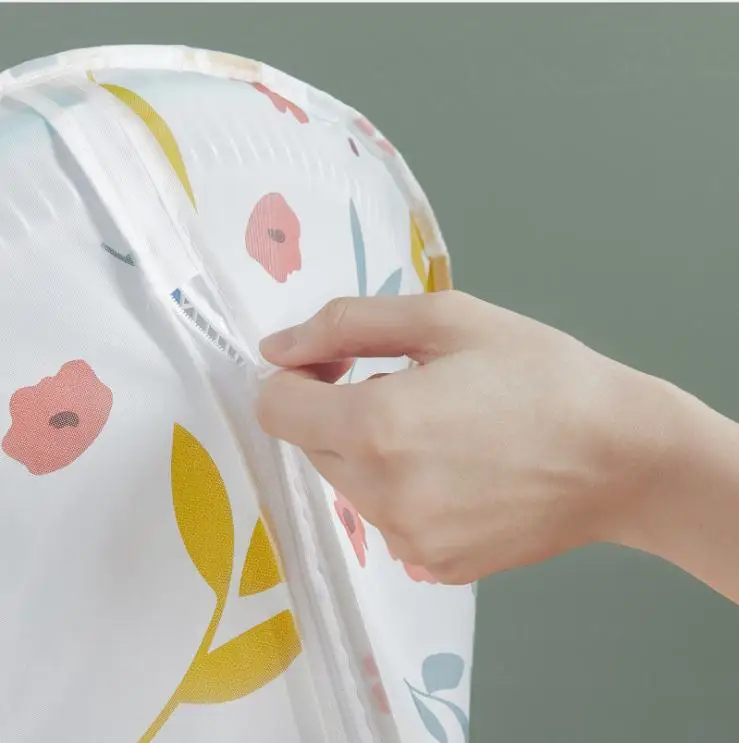 

Standing Electric Fan Cover Guard Waterproof Dustproof Flower Printed Electric Fan Mesh Shield Protector Case Storage Bag