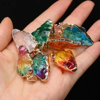 crystal pendants triangle blue red crystal charms for diy jewelry making necklace accessories size 20x30mm