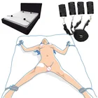 Секс-игрушки для женщин, наручники для пар, БДСМ набор для связывания под кроватью, веревочный ремешок, товары для игр для взрослых, запястья и лодыжки