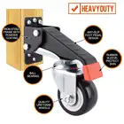 2 шт.компл. сверхмощные ролики для верстаков, комплект выдвижных роликов для верстаков, машин и столов