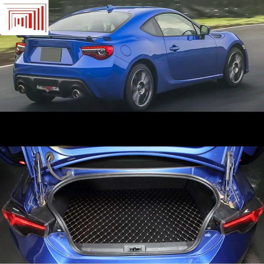 

for subaru brz toyota 86 leather car trunk mat cargo liner 2012 2013 2014 2015 2016 2017 2018 2019 2020 accessories