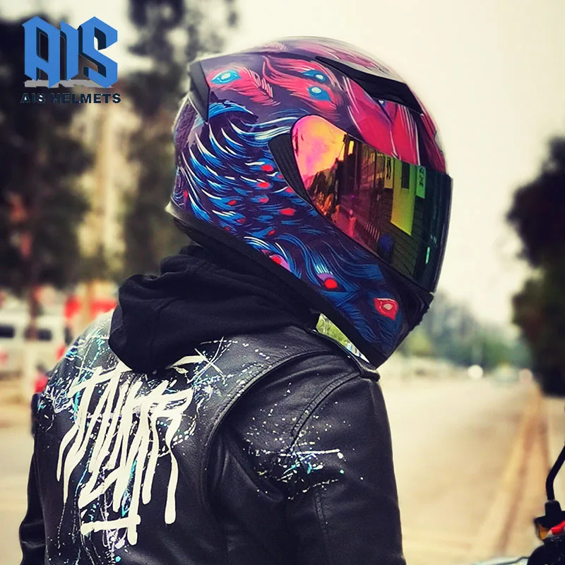 

Мотоциклетный шлем AIS, гоночный шлем для мотокросса, зимний, закрытый
