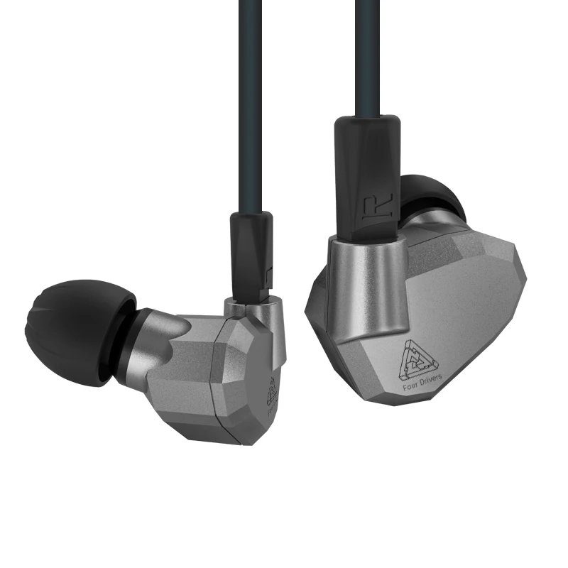 

Наушники ZS5 2DD + 2BA, гибридные наушники-вкладыши с монитором и шумоподавлением, Hi-Fi музыкальные наушники с микрофоном