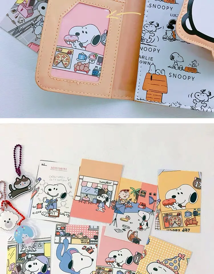 8 шт. Ins Peanuts изгой карта собаки милый мультфильм доска для сообщений доска для фото дисплей доска украшение стены визитная карточка дисплей
