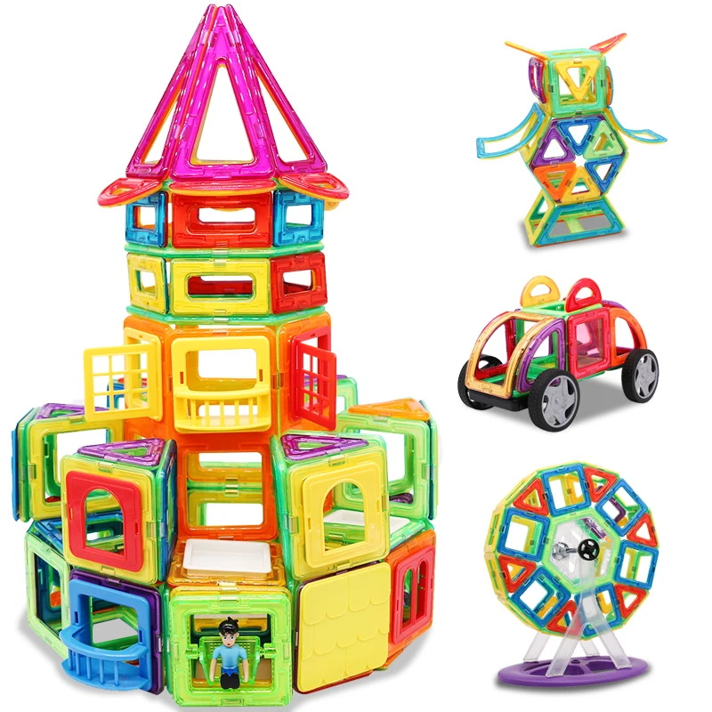 Магнитный блок большого размера дизайнерский Строительный набор модель и